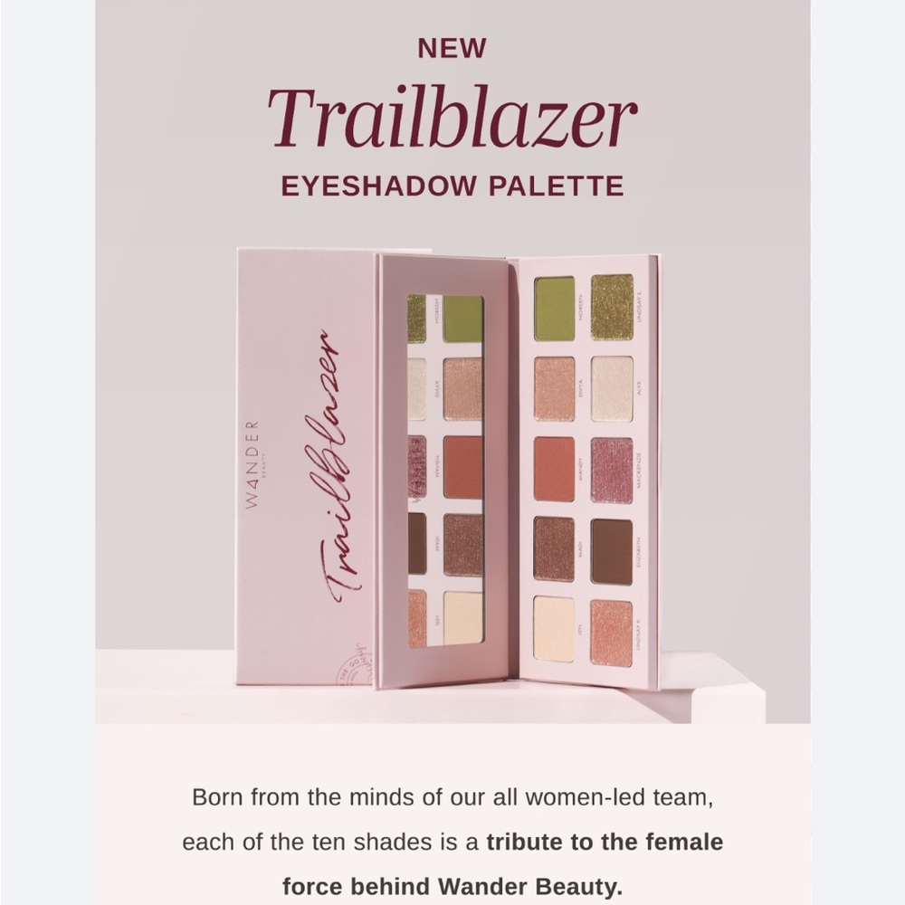 NWT Wander Beauty Trailblazer eyesha palette